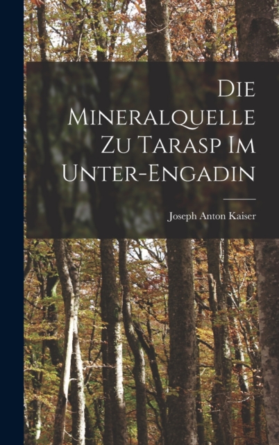 Die Mineralquelle zu Tarasp im Unter-Engadin, Hardback Book