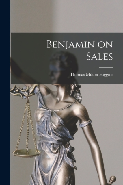 Benjamin on Sales, Paperback / softback Book