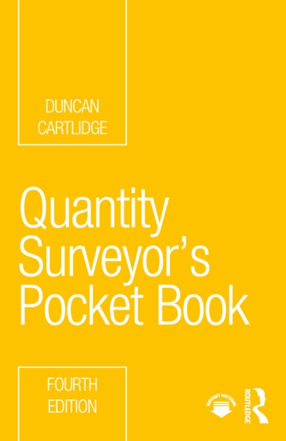 Quantity Surveyor's Pocket Book, Paperback / softback Book