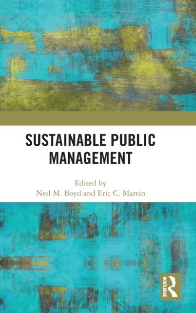Sustainable Public Management, Hardback Book