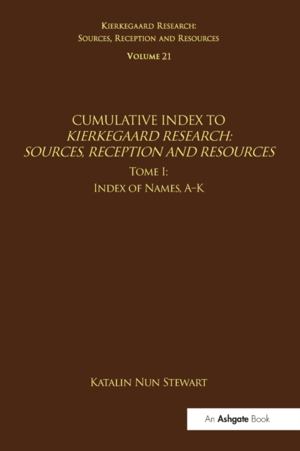 Volume 21, Tome I: Cumulative Index : Index of Names, A-K, Paperback / softback Book