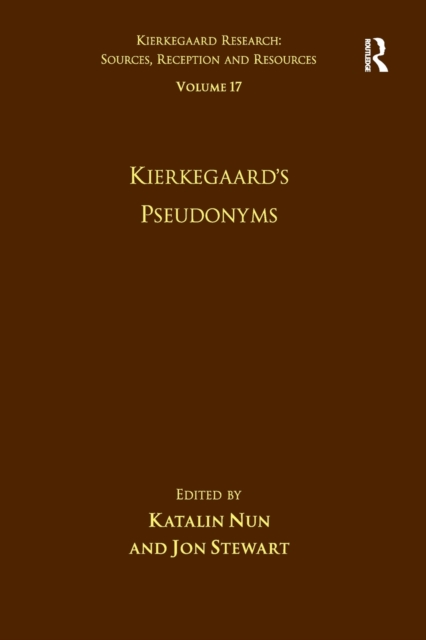 Volume 17: Kierkegaard's Pseudonyms, Paperback / softback Book