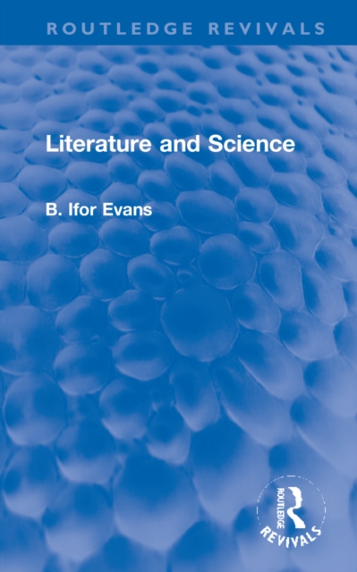 Literature and Science, Hardback Book
