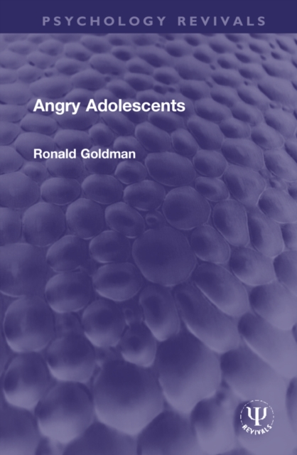 Angry Adolescents, Hardback Book