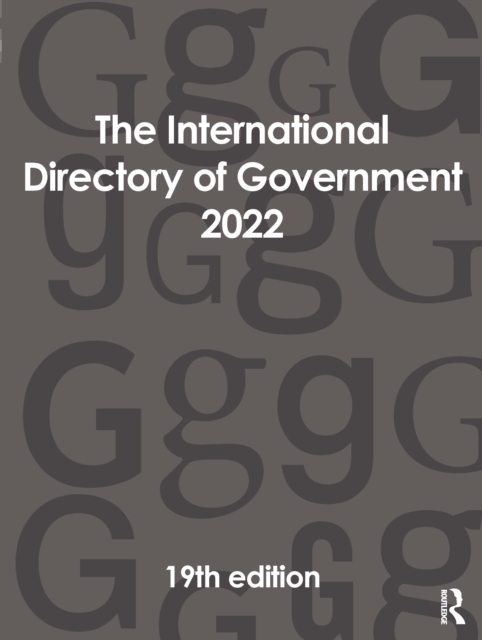 The International Directory of Government 2022, Hardback Book
