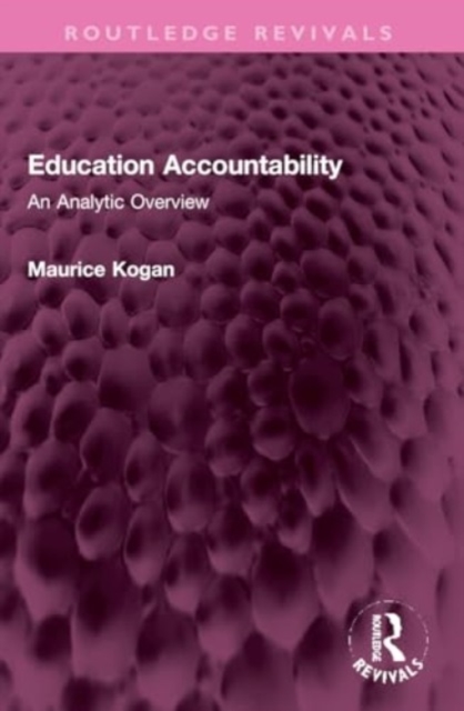Education Accountability : An Analytic Overview, Paperback / softback Book