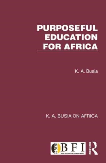 Purposeful Education for Africa, Hardback Book