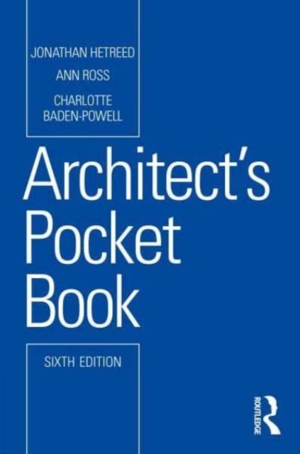 Architect's Pocket Book, Hardback Book