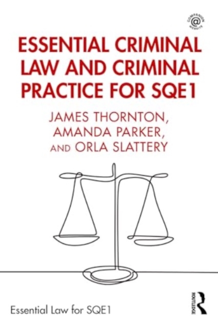 Essential Criminal Law and Criminal Practice for SQE1, Paperback / softback Book