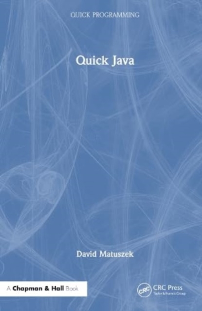 Quick Java, Hardback Book