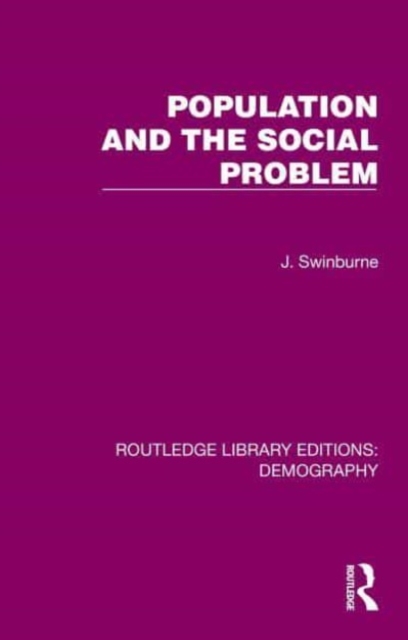 Population and the Social Problem, Hardback Book