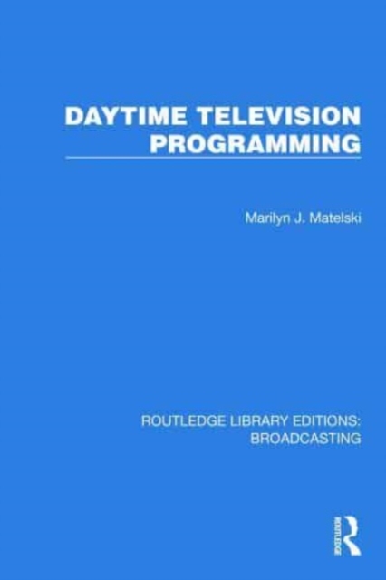 Daytime Television Programming, Hardback Book