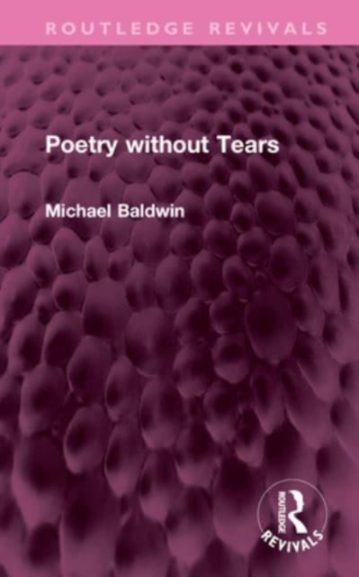 Poetry without Tears, Hardback Book