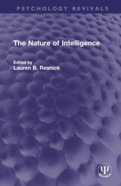 The Nature of Intelligence, Hardback Book