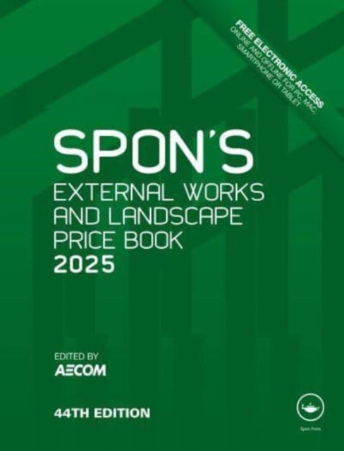 Spon's External Works and Landscape Price Book 2025, Hardback Book
