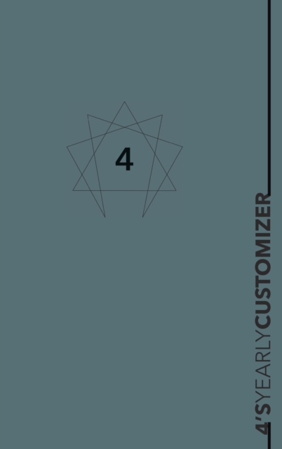 Enneagram 4 YEARLY CUSTOMIZER Planner : Yearly planner for an enneagram type Four, Hardback Book