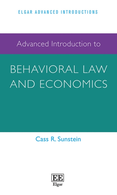 Advanced Introduction to Behavioral Law and Economics, PDF eBook