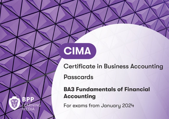 CIMA BA3 Fundamentals of Financial Accounting : Passcards, Spiral bound Book