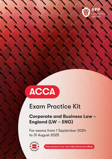 ACCA Corporate and Business Law (English) : Exam Practice Kit, Paperback / softback Book