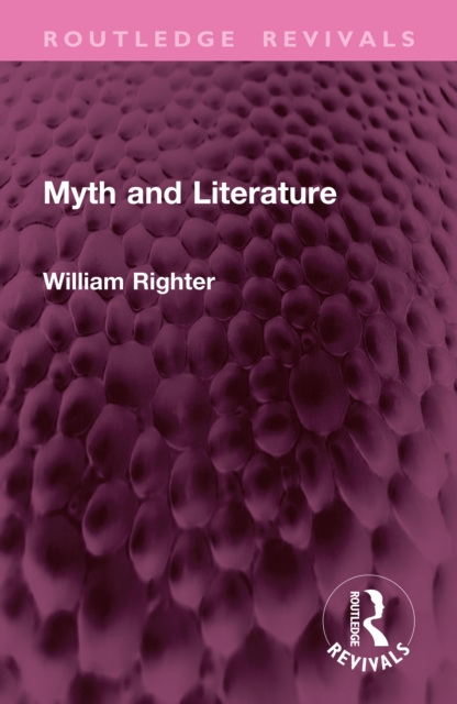 Myth and Literature, PDF eBook