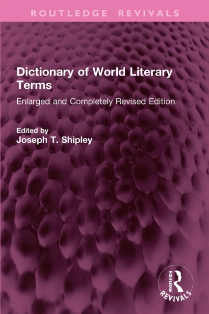 Dictionary of World Literary Terms : Enlarged and Completely Revised Edition, EPUB eBook