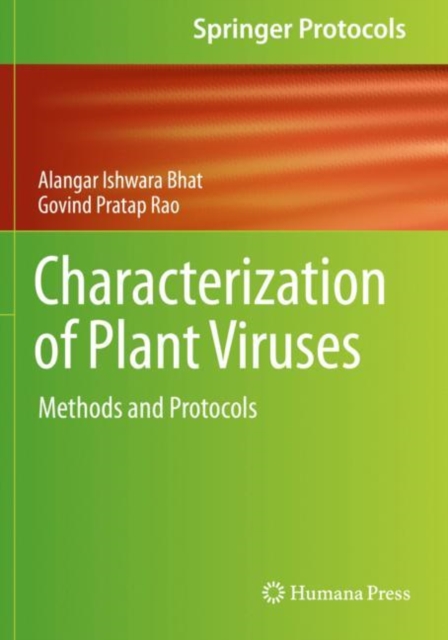 Characterization of Plant Viruses : Methods and Protocols, Paperback / softback Book