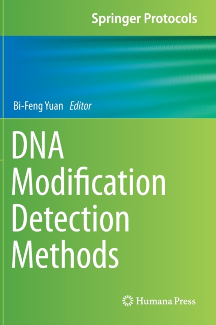 DNA Modification Detection Methods, Hardback Book