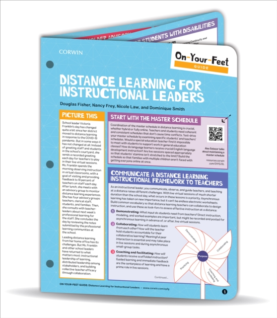On-Your-Feet Guide: Distance Learning for Instructional Leaders, Loose-leaf Book