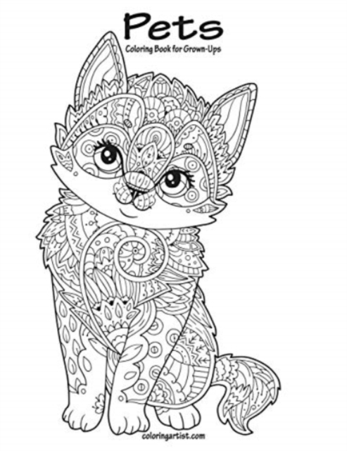Pets Coloring Book for Grown-Ups, Paperback / softback Book