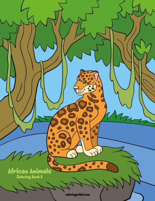 African Animals Coloring Book 6, Paperback / softback Book
