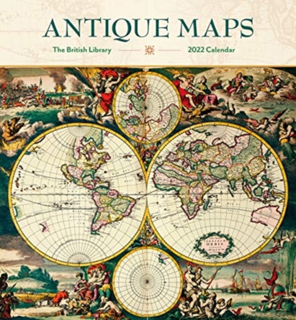 ANTIQUE MAPS 2022 WALL CALENDAR, Spiral bound Book