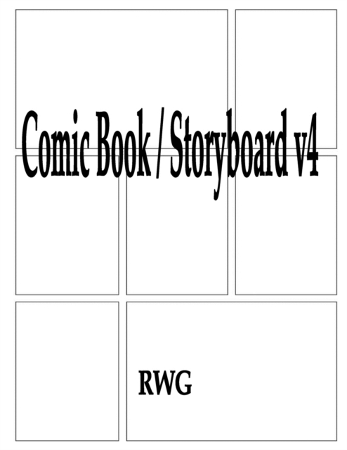 Comic Book / Storyboard v4 : 200 Pages 8.5" X 11", Paperback / softback Book