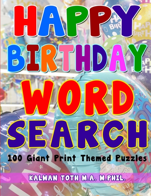Happy Birthday Word Search, Paperback / softback Book