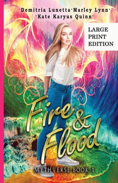 Fire & Flood : A Young Adult Urban Fantasy Academy Series Large Print Version, Paperback / softback Book