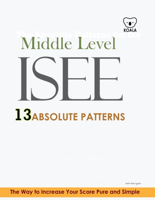 ISEE Middle Level, Paperback / softback Book