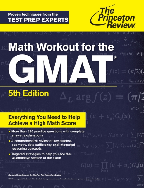Math Workout for the GMAT, 5th Edition, Paperback / softback Book