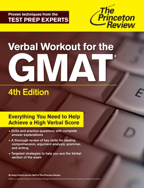 Verbal Workout for the GMAT, 4th Edition, Paperback / softback Book