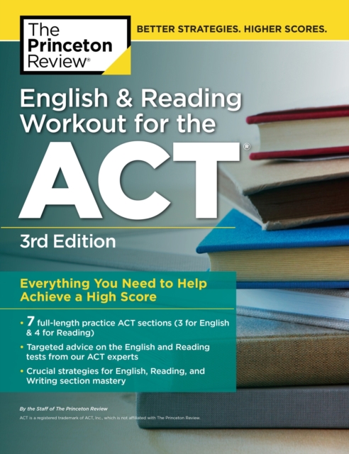 English And Reading Workout For The Act, 3Rd Edition, Paperback / softback Book