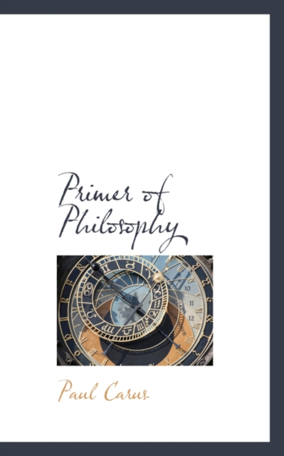 Primer of Philosophy, Paperback / softback Book