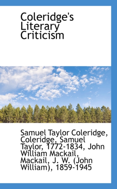 Coleridge's Literary Criticism, Paperback / softback Book