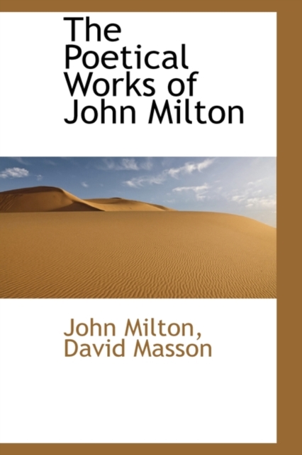 The Poetical Works of John Milton, Hardback Book