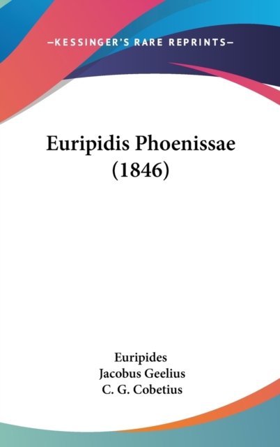 Euripidis Phoenissae (1846),  Book