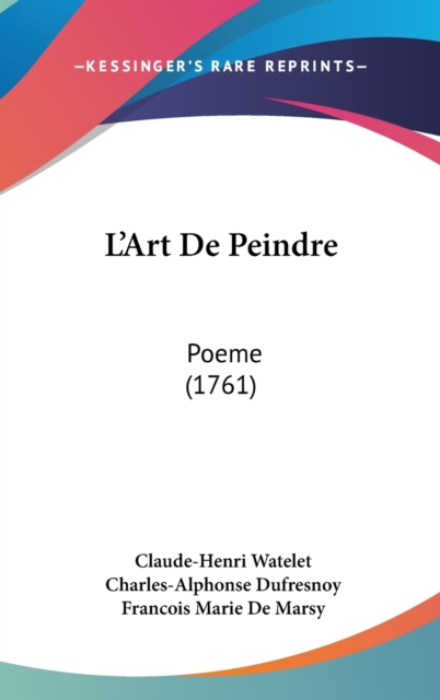 L'Art De Peindre : Poeme (1761),  Book