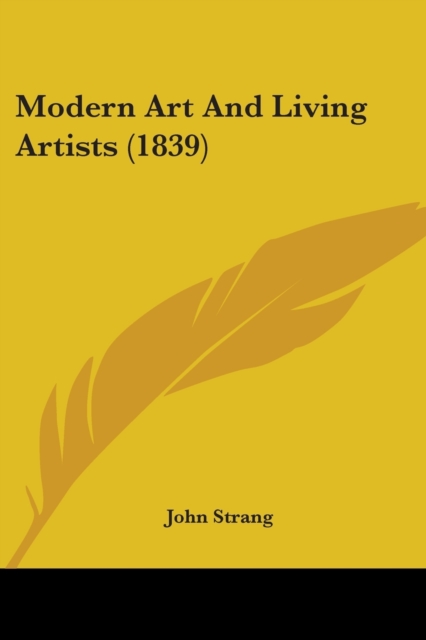 Modern Art And Living Artists (1839), Paperback / softback Book