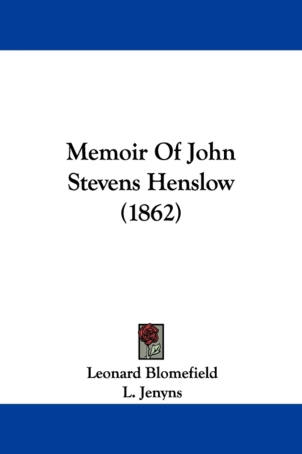 Memoir Of John Stevens Henslow (1862),  Book