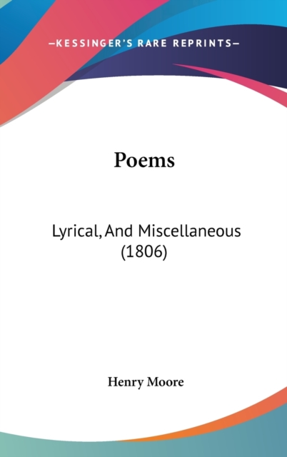 Poems : Lyrical, And Miscellaneous (1806),  Book
