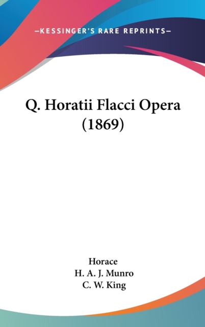 Q. Horatii Flacci Opera (1869),  Book