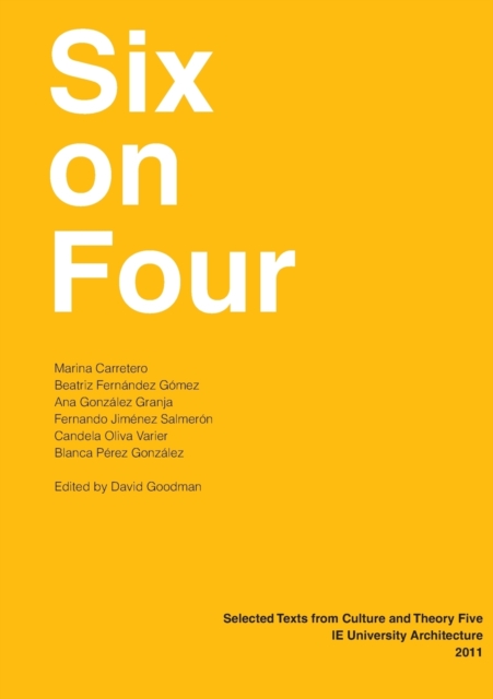 Six on Four: IE University Architecture, Paperback / softback Book