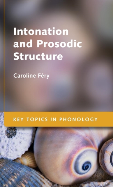 Intonation and Prosodic Structure, Hardback Book