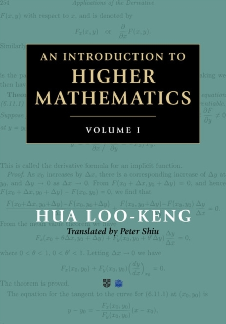 An Introduction to Higher Mathematics 2 Volume Set, Hardback Book